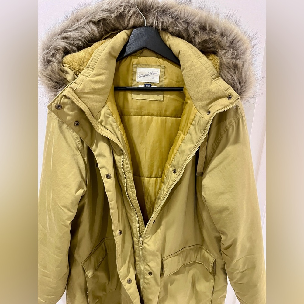 Universal Thread Mustard Water-Resistant Jacket